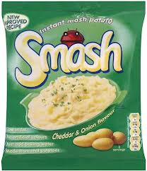 Smash Instant Potato Cheddar & Onion 9 x 107g